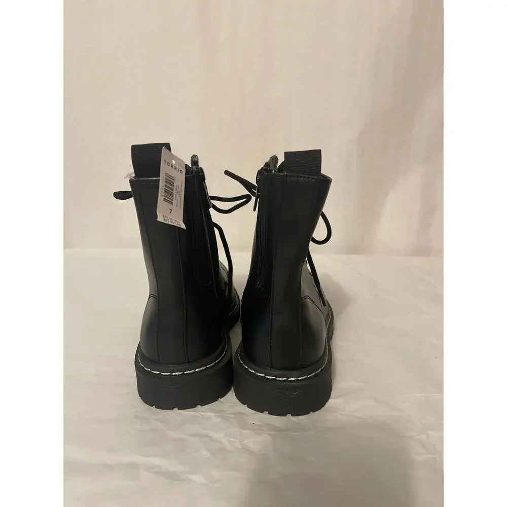 Torrid Black Ankle Boots - Picture 3 of 8